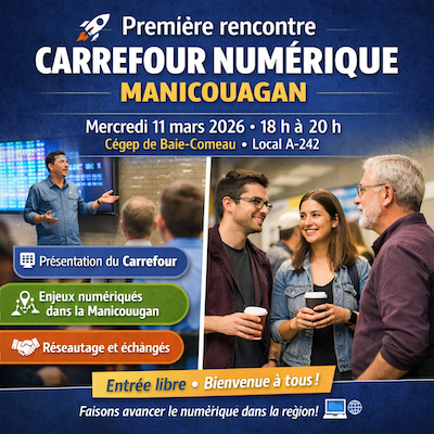 Première rencontre du Carrefour Numérique Manicouagan